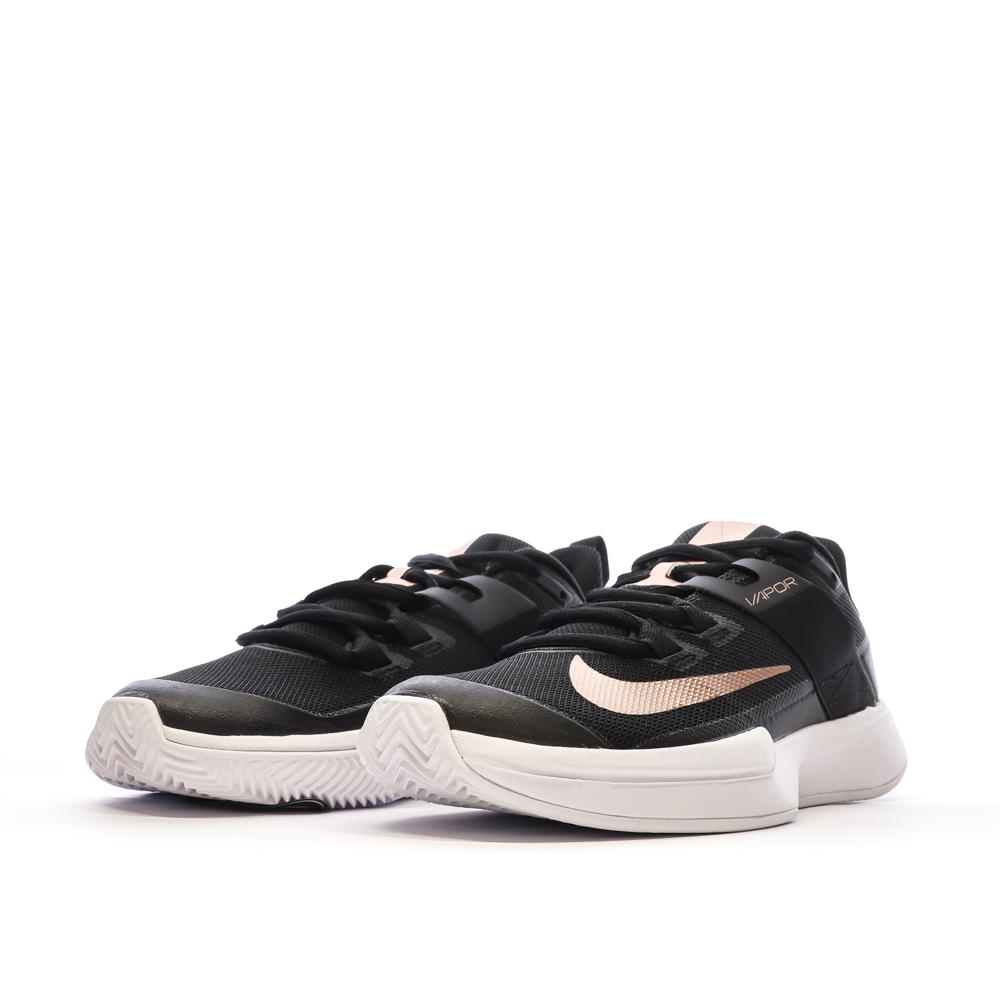 Nike Chaussures de Tennis Noires Femme Nike Vapor Lite Cly