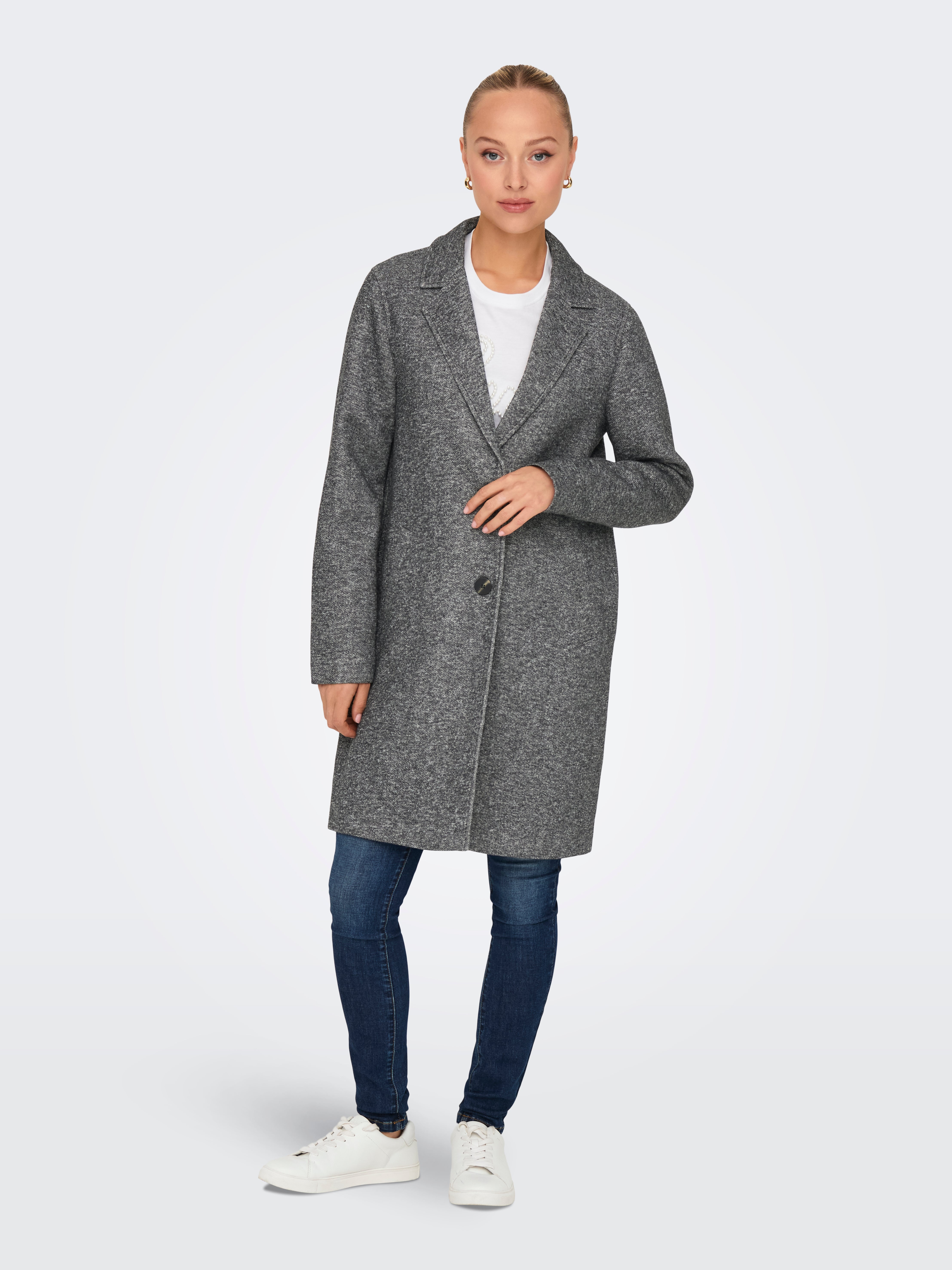 ONLSEDONA Mantel Dark Grey Melange