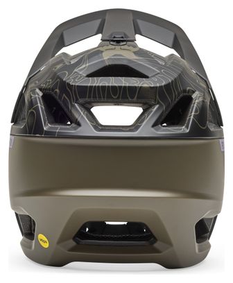 Casque Integral Fox Proframe Frequency Khaki/Noir
