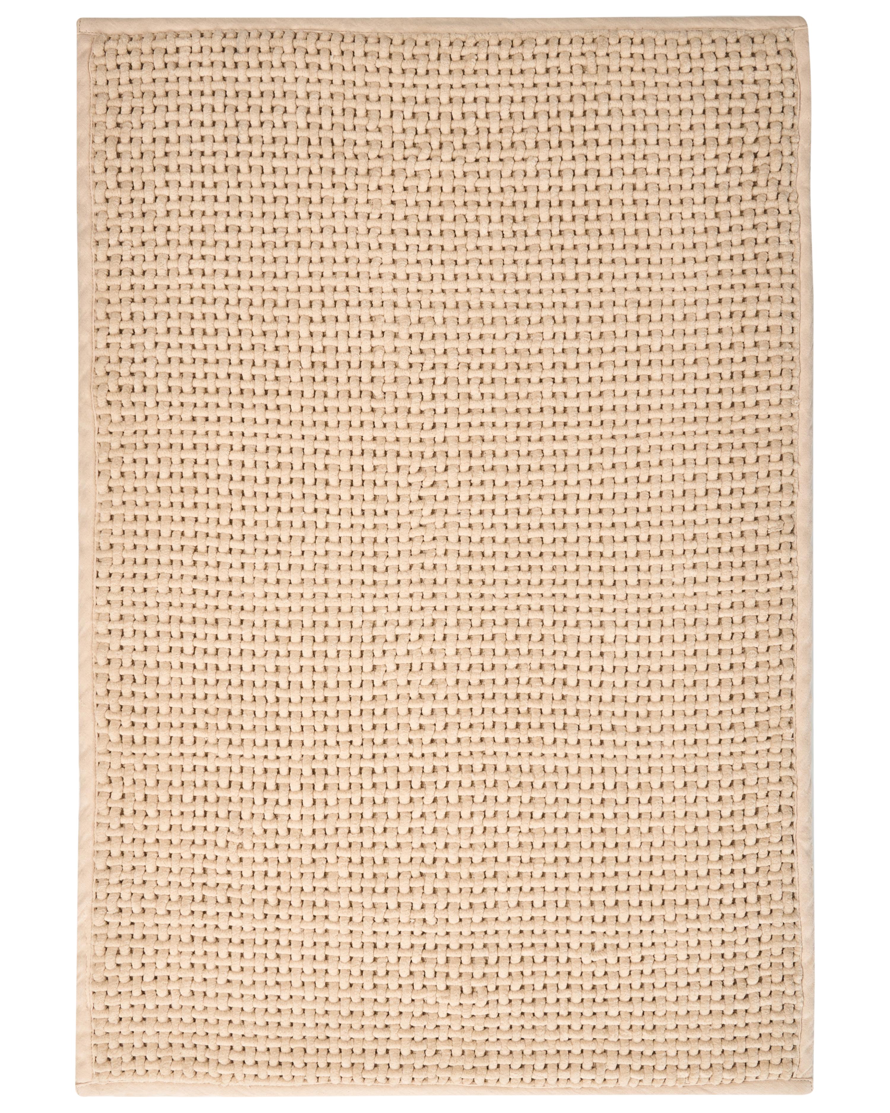 Badmat KARAD Beige 60 x 90 cm Katoen