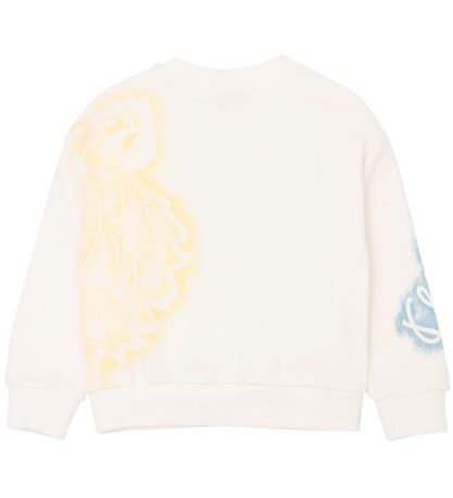 Kenzo Sweatshirt - Off White m. Tiger