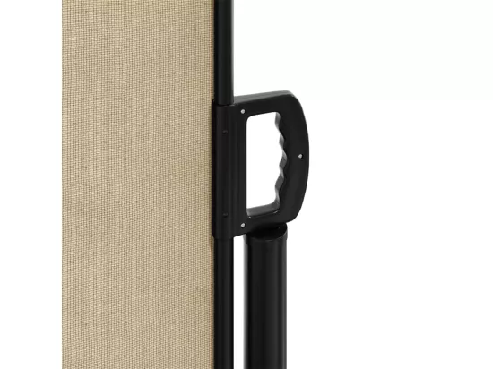 Auvent latéral rétractable beige 180x300 cm