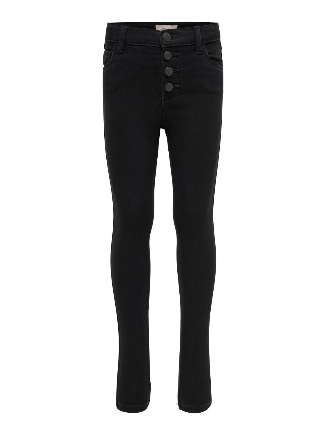 KONROSE Skinny Fit Jeans Black Denim