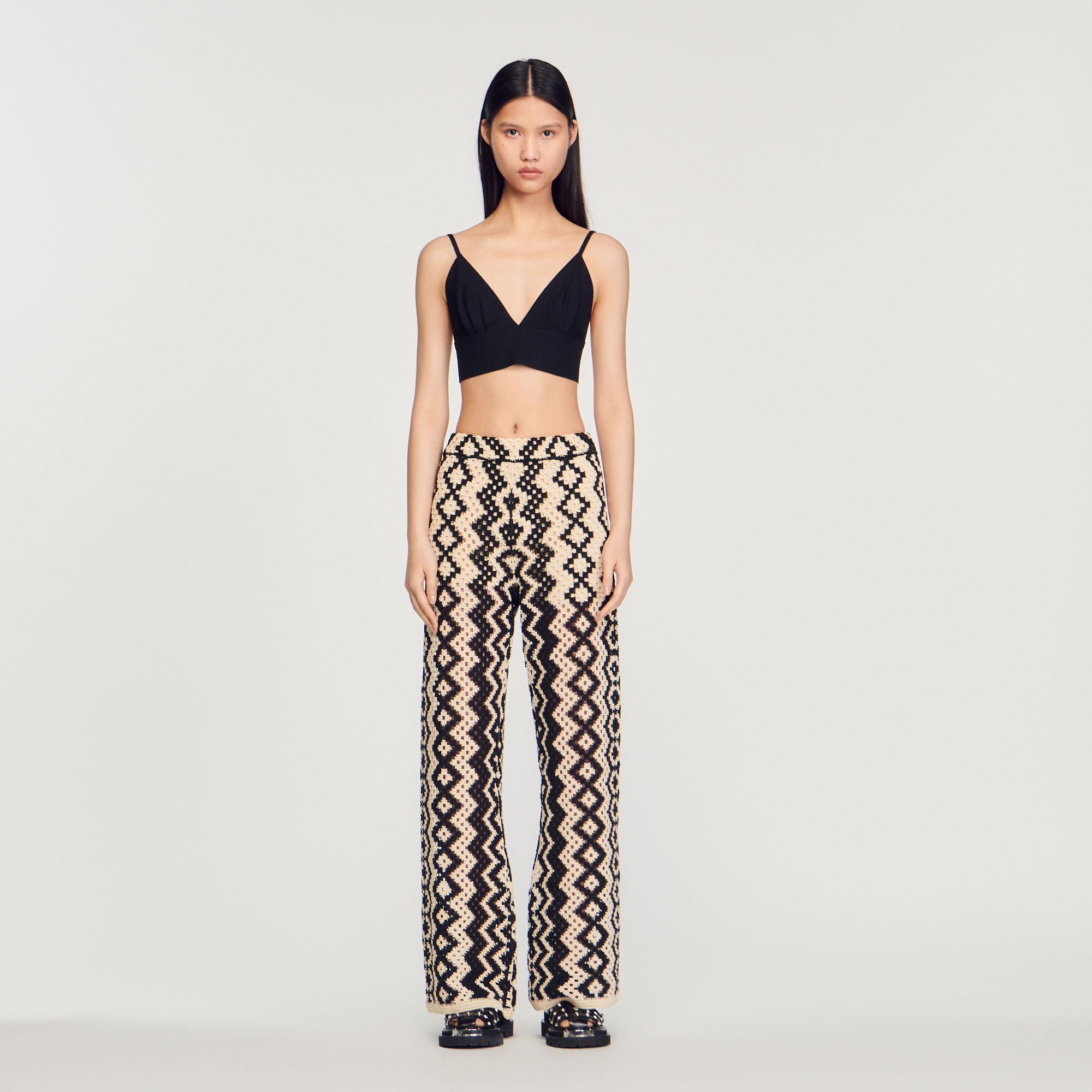 Pantalon en maille