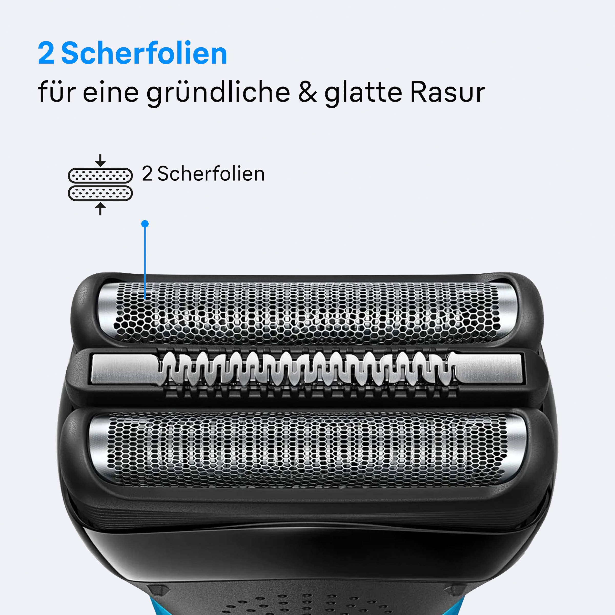 Braun Elektrorasierer »Series 3 310s« 3 flexible Klingen