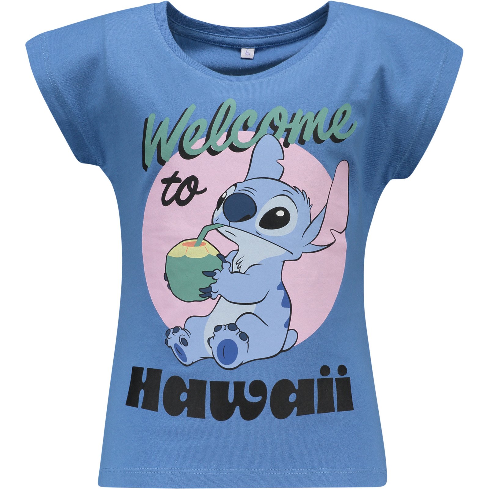 Kinder-T-Shirt Stitch blau
