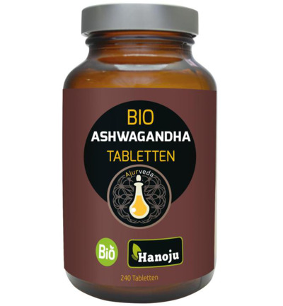 Hanoju Ashwagandha Organic 500Mg (240 Tabletten)