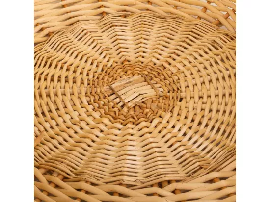 Range-bûches en osier 65x46x42h