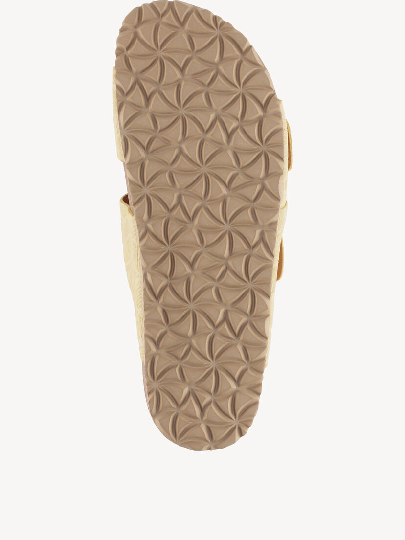 Leren Slipper - geel