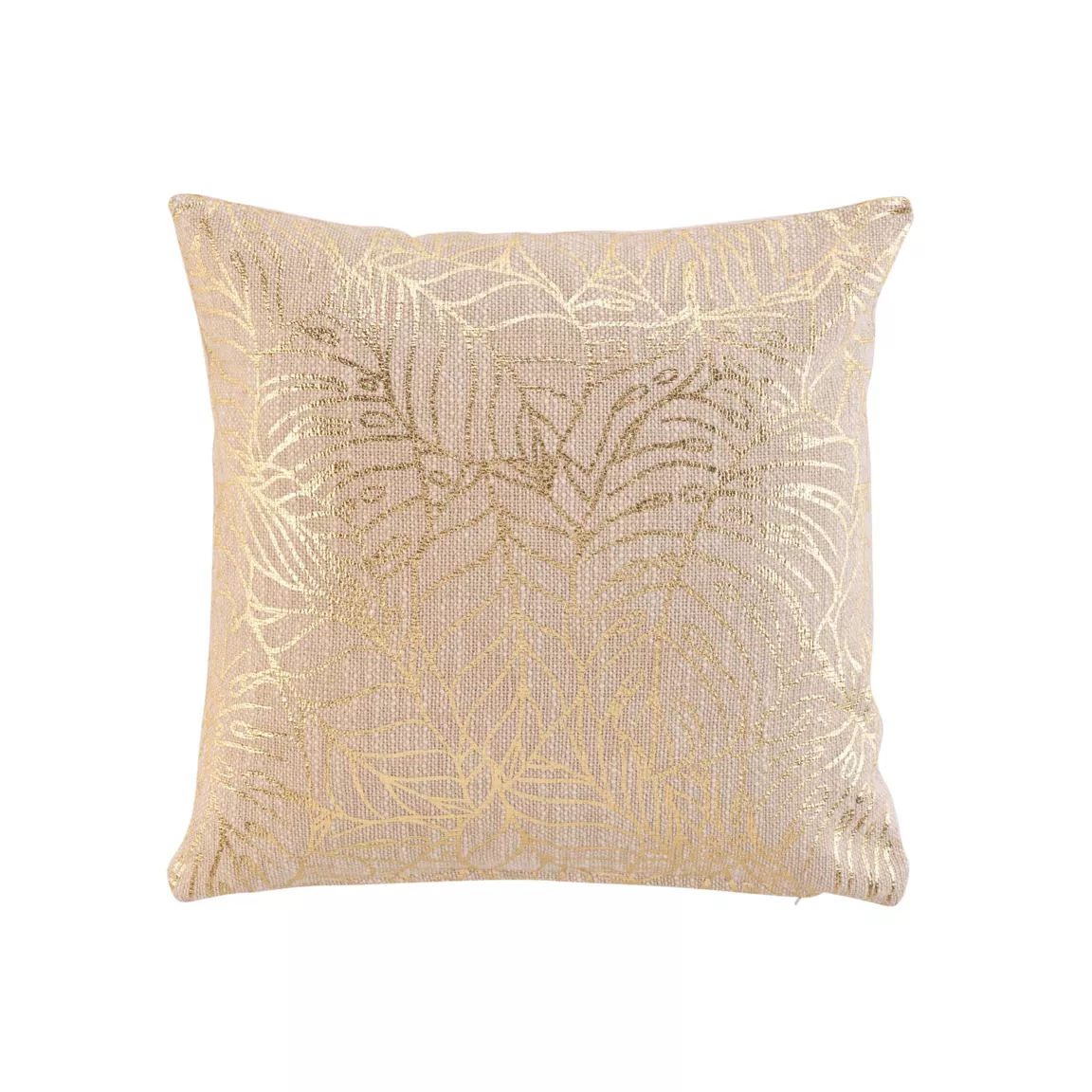 Coussin carré coton (40 x 40 cm) Solea Or