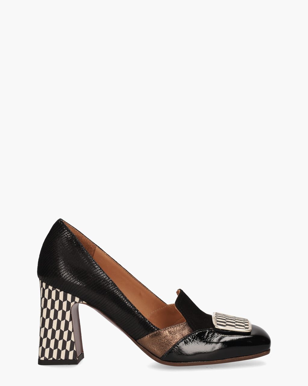 Chie Mihara Ohico Zwart/Multicolor Damesloafers