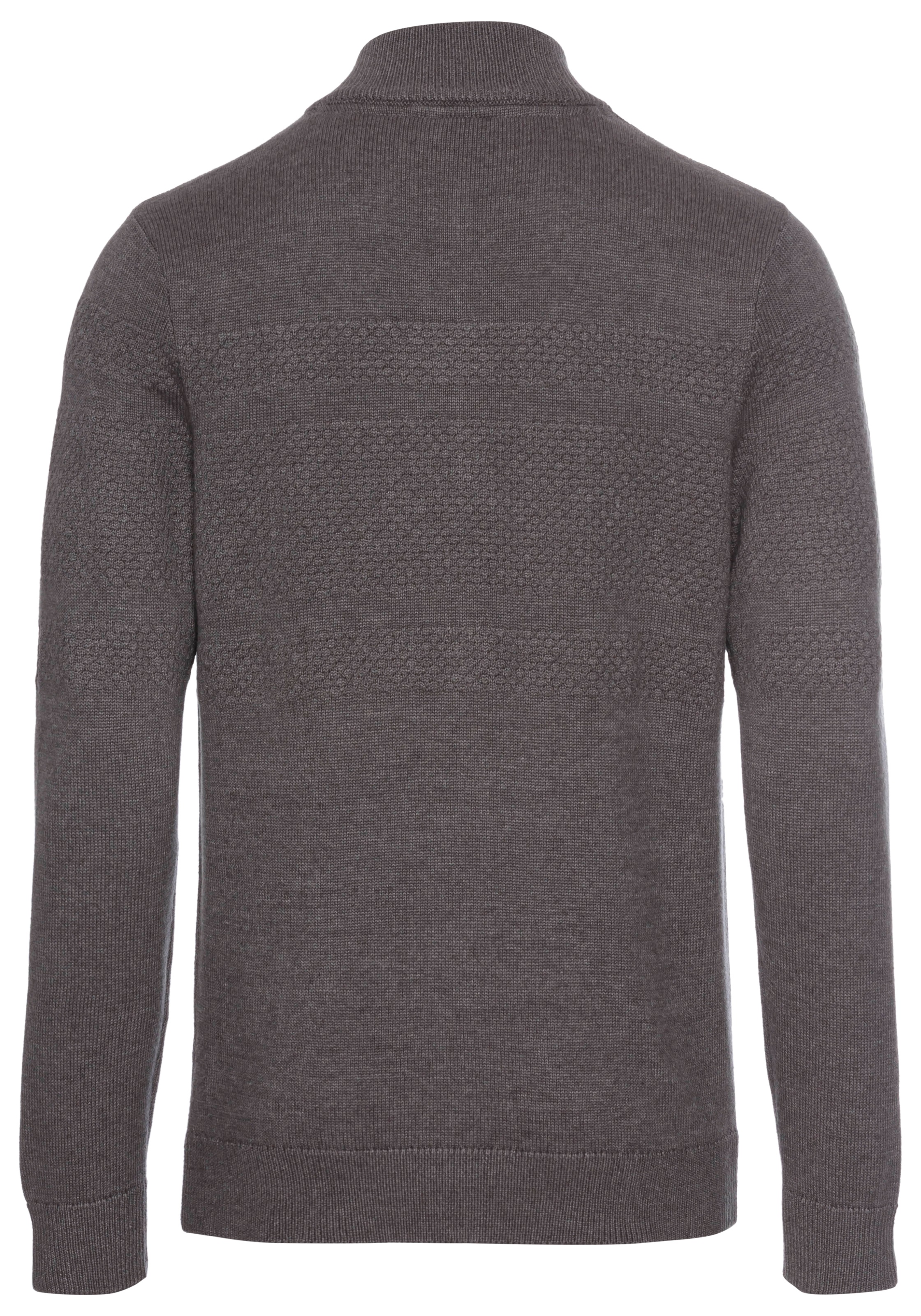 H.I.S Jacquardstrickjacke »Bis Grösse 5 XL«, mit Reissverschluss - NEUE KOLLEKTION