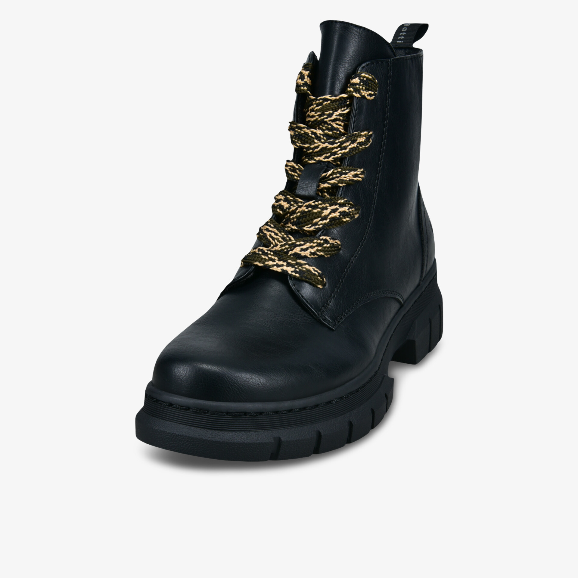 bugatti Damen Schnürstiefeletten schwarz