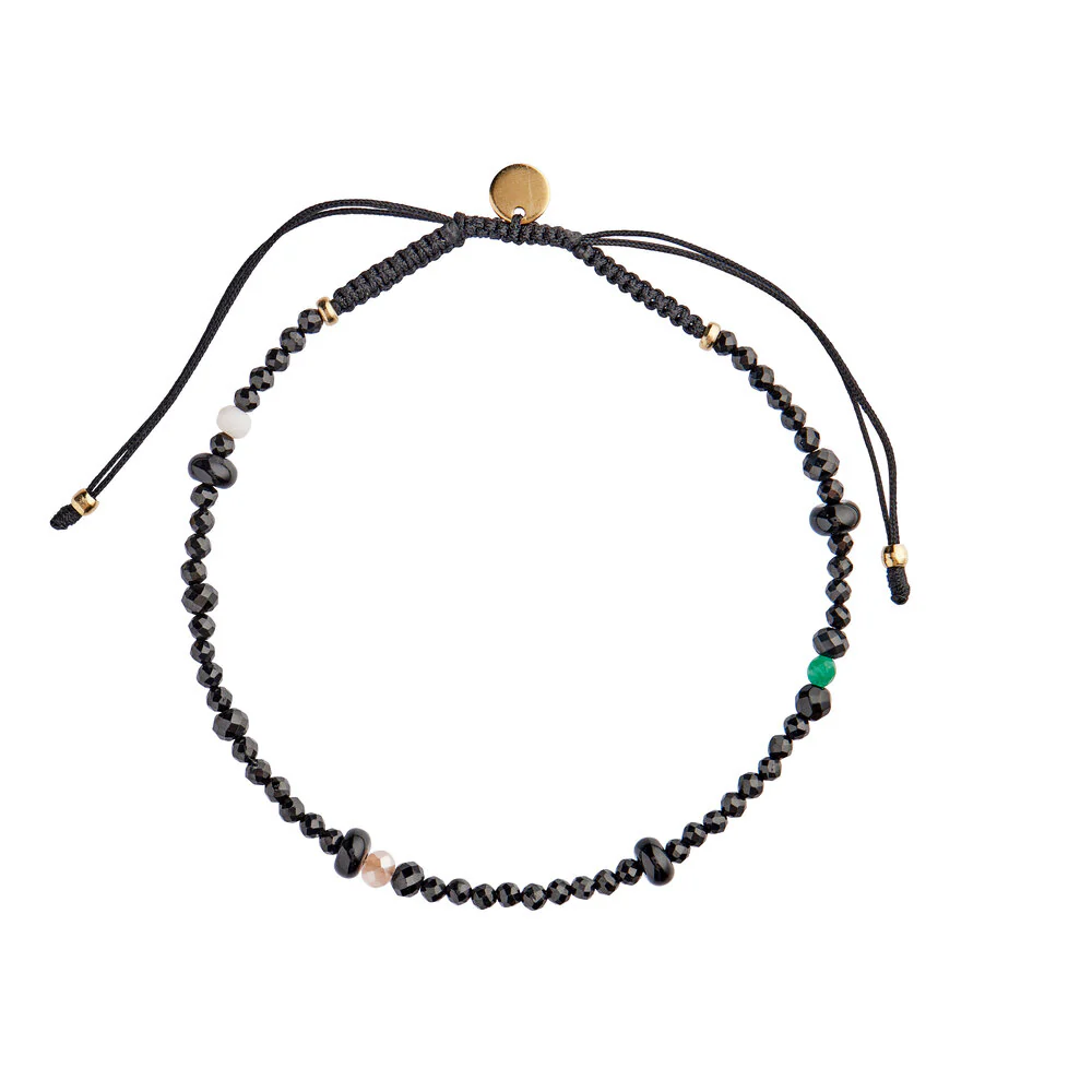 STINE A Jewelry  Lissé armbånd - sort