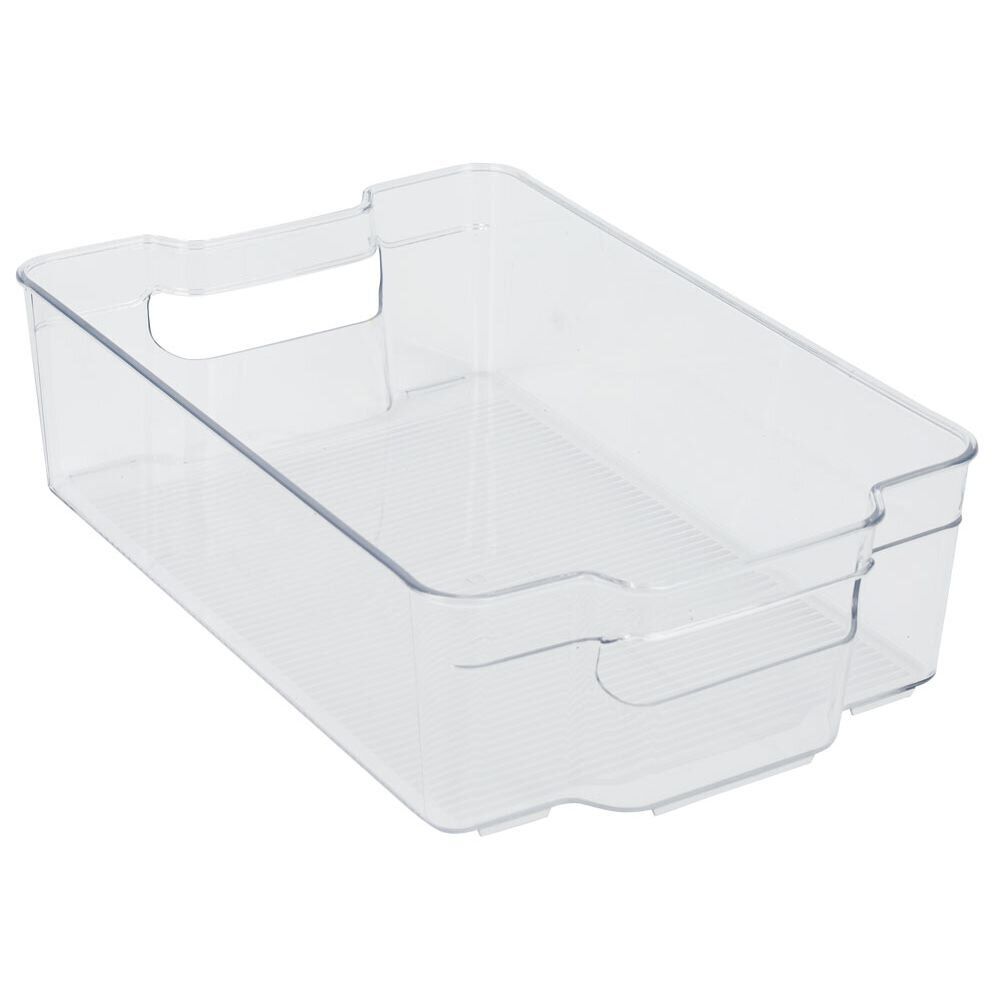 Bac rangement frigo 5,8L plastique transparent 32,5x21,5xH9cm