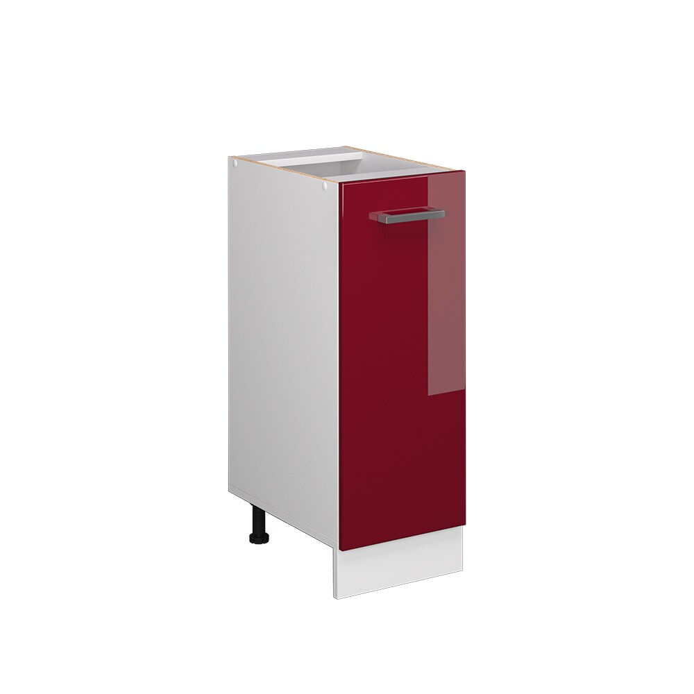 Vicco Apothekerunterschrank Küchenschrank Küchenzeile R-Line 30 cm Weiß Bordeaux Hochglanz
