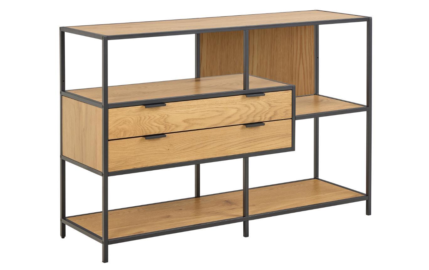 Regal Seaford Braun, 114 x 35 x 78 cm<br>TV-Tisch