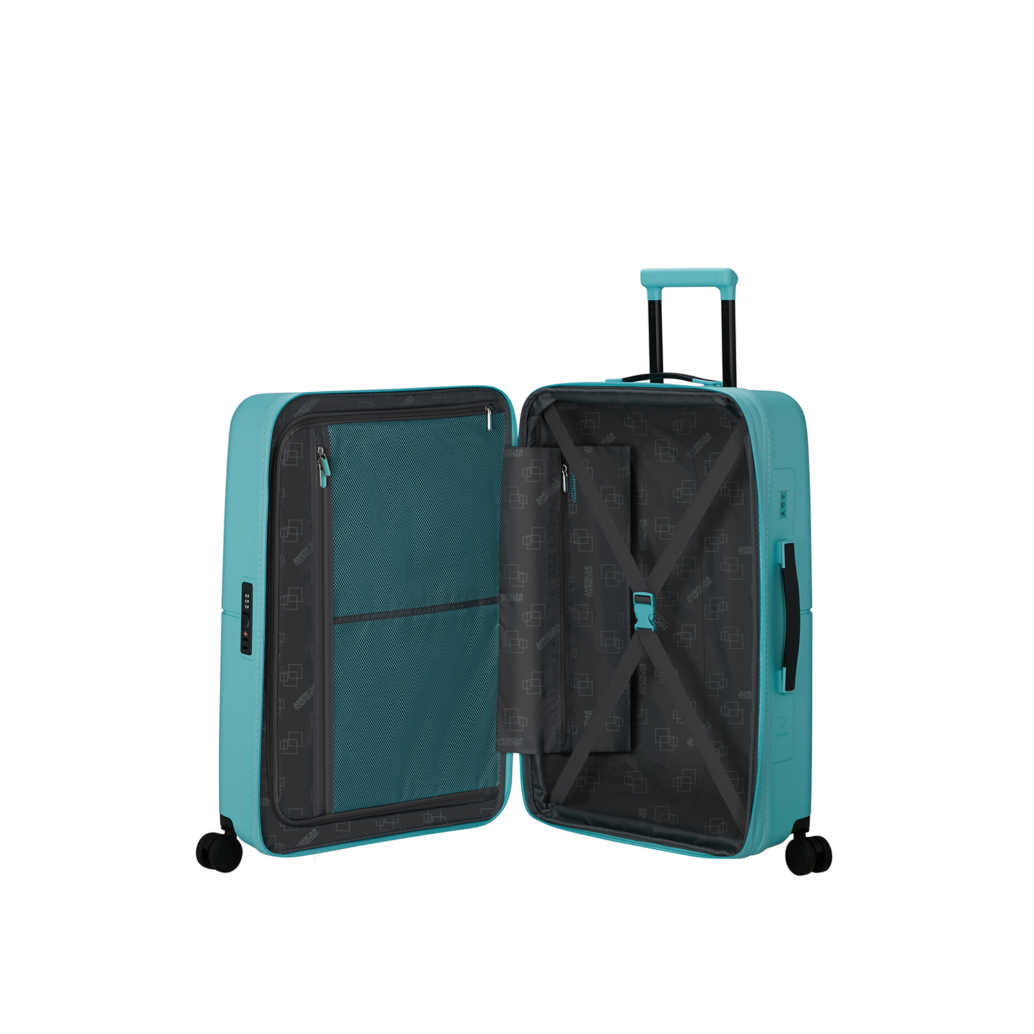 American Tourister Dashpop Spinner 67 Exp aqua sky