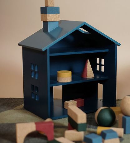 NofRød Byggeklodser - Kork - Village