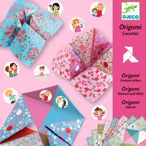 Djeco origami vogelspel pastel DJ08773
