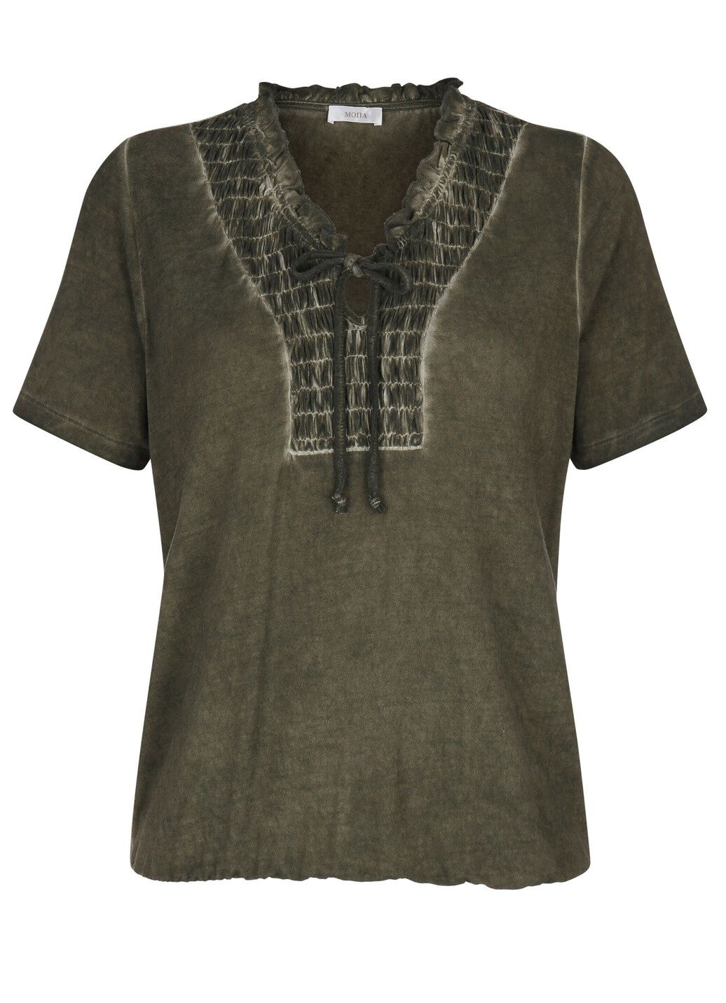 Shirt mit individueller Färbetechnik