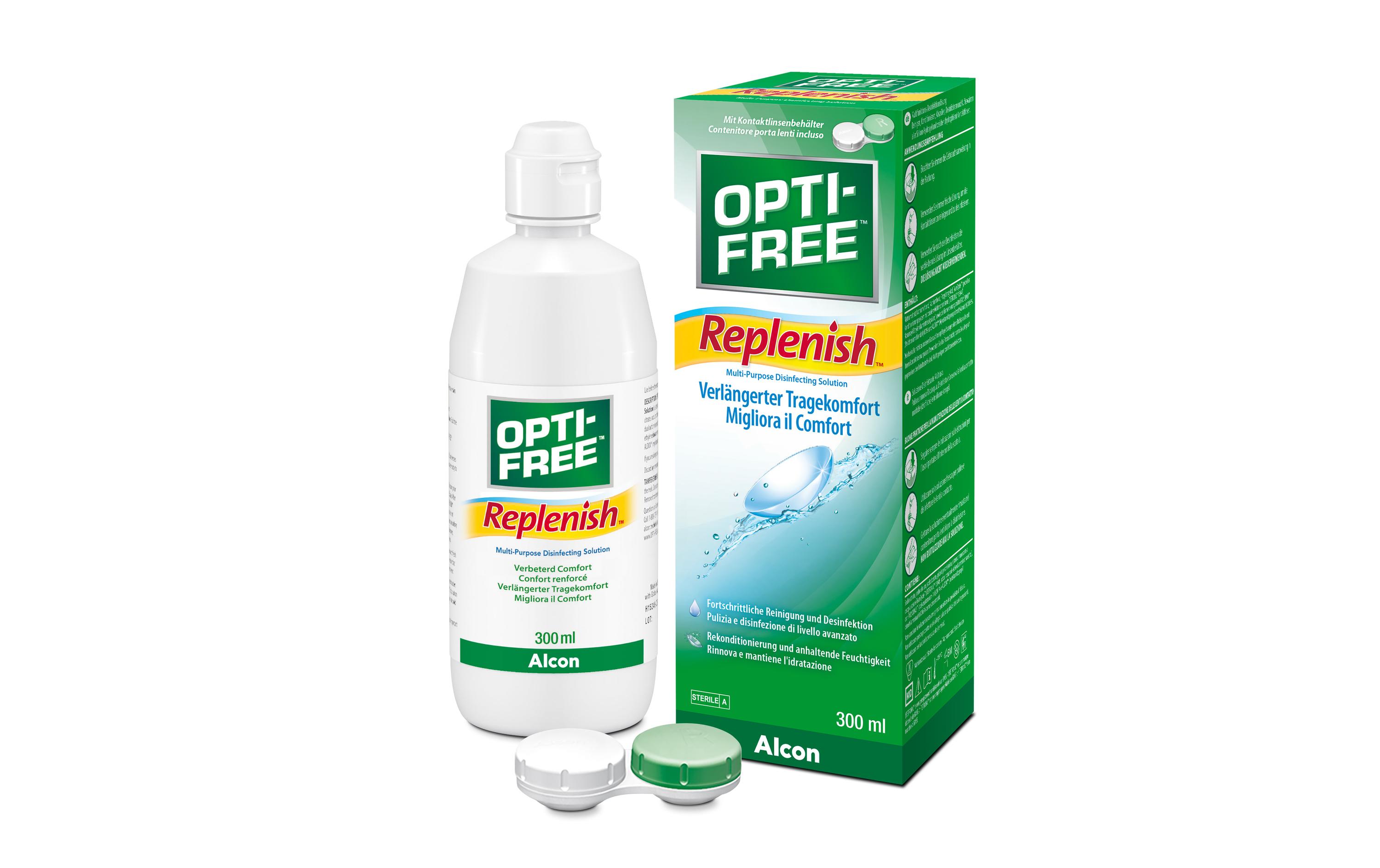 Kontaktlinsenpflege Replenish 300 mlAll-in-one Linsenpflegemittel