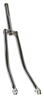 FOURCHE CITY 650B RIGIDE ACIER CHROME CINTRE PIVOT FILETE 22 2mm (cone 26.4)