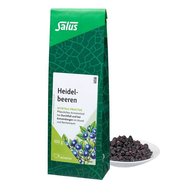 Heidelbeeren Arzneitee Myrtilli fructus Salus, 100 g