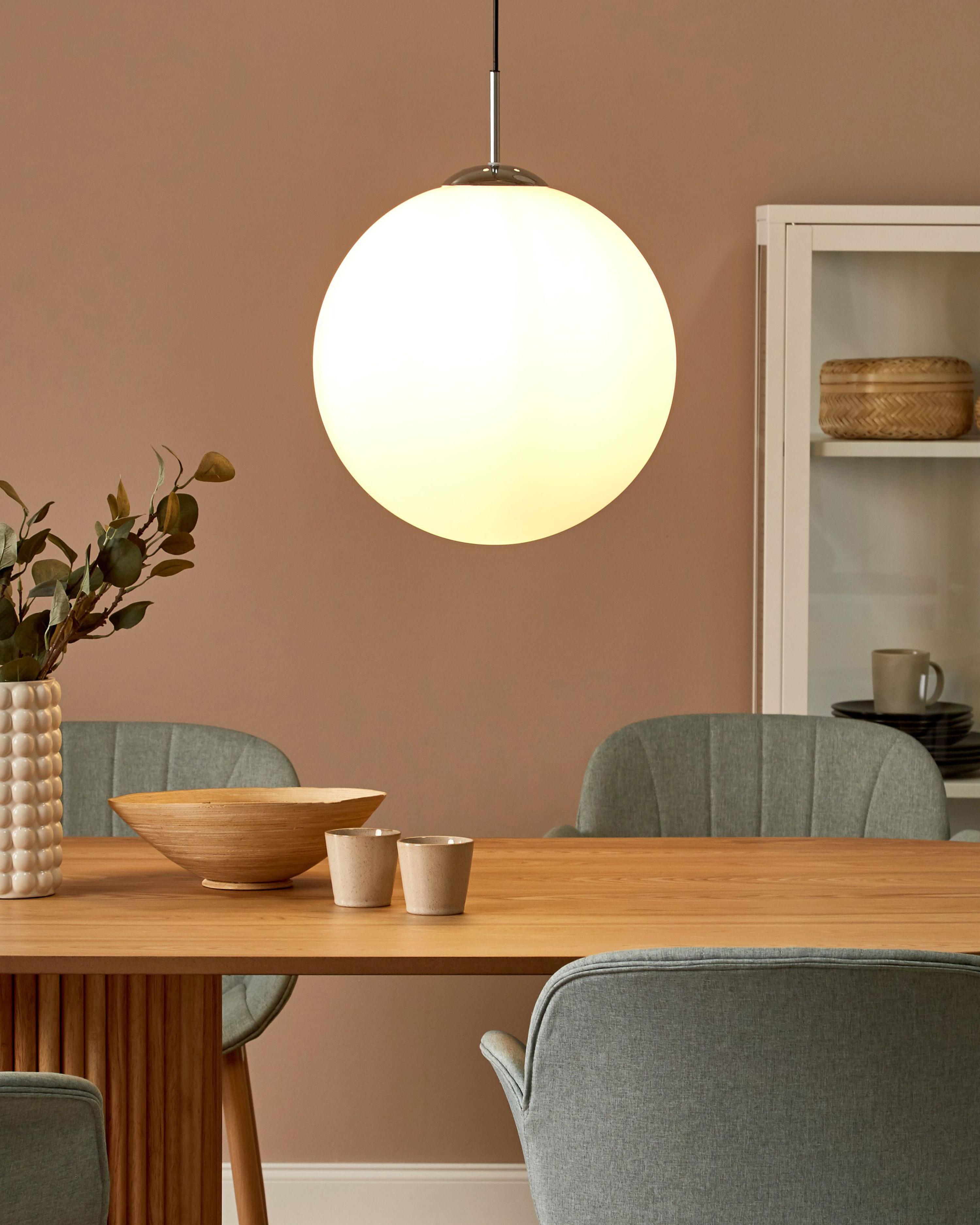 Hanglamp BARROW Glas Wit