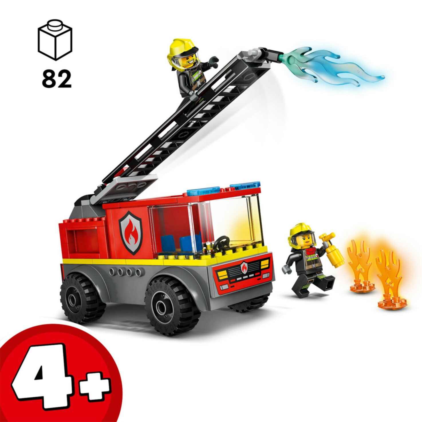 LEGO® City 60463 Feuerwehrleiterfahrzeug ab 4 jahren