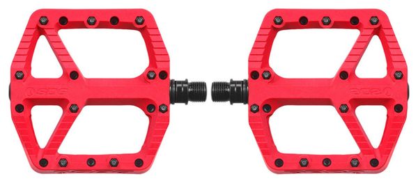 Paire de Pédales Plates SDG Comp Rouge