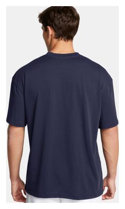 T-shirt manches courtes Under Armour Heavyweight Bleu Homme