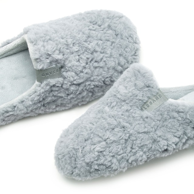 Elbsand Hausschuh  Pantolette, Pantoffel, Mule, Sandale, kuscheliges Fellimitat