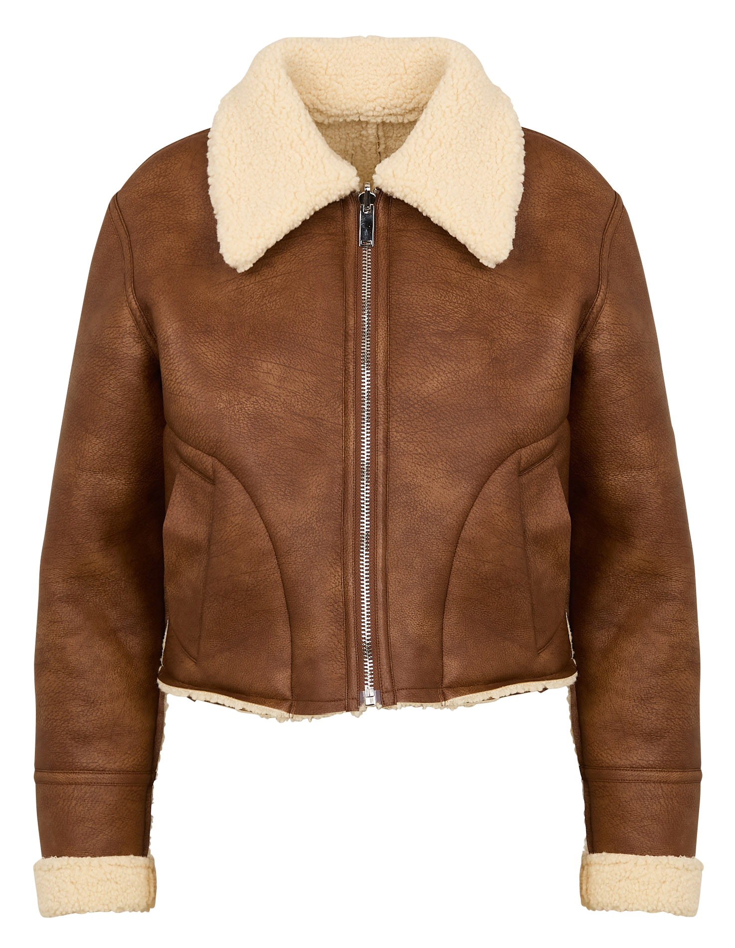 EMILIO - Veste courte col classique| Marron
