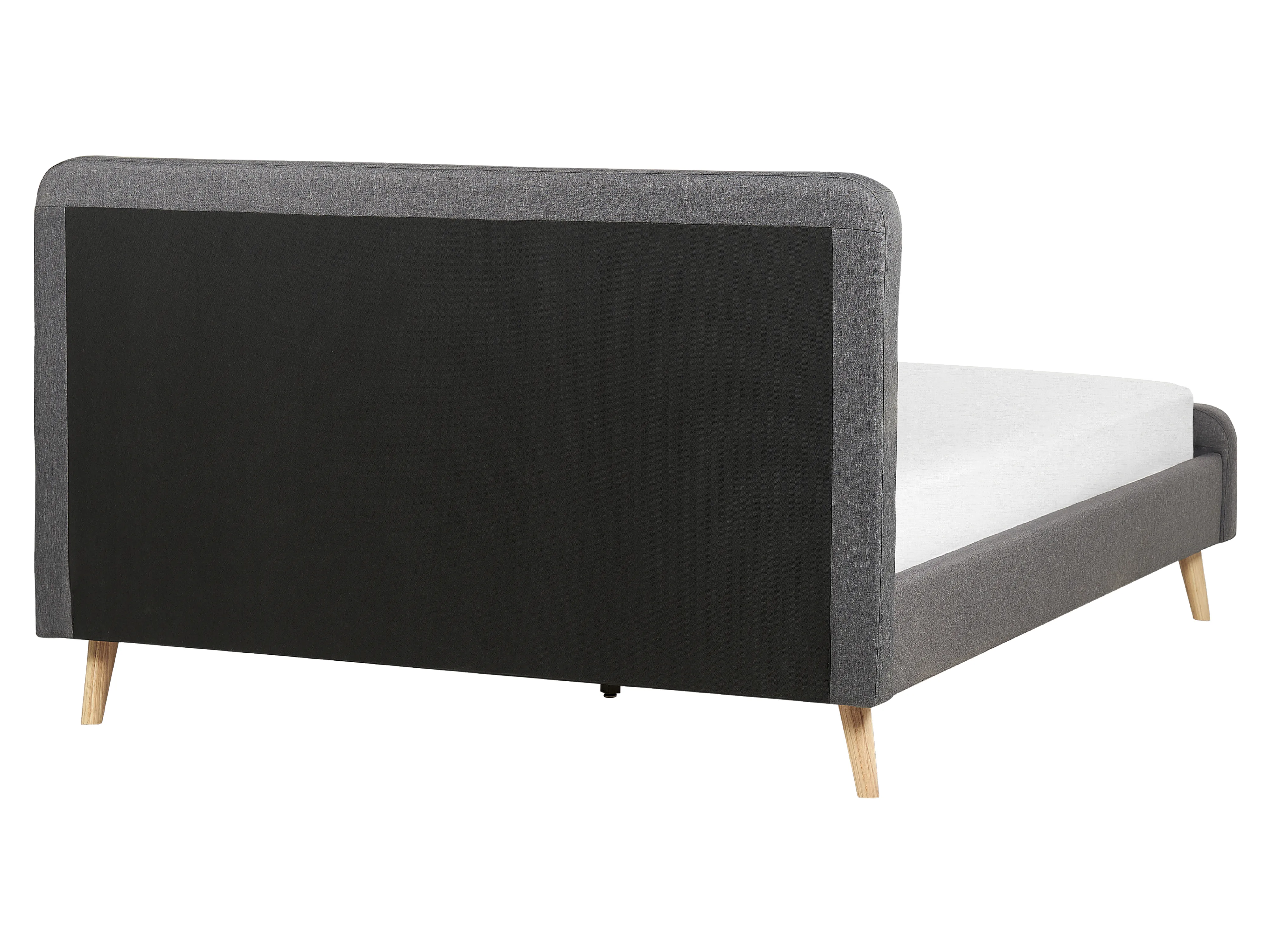 Bed Stof RENNES II 160 x 200 cm Donkergrijs