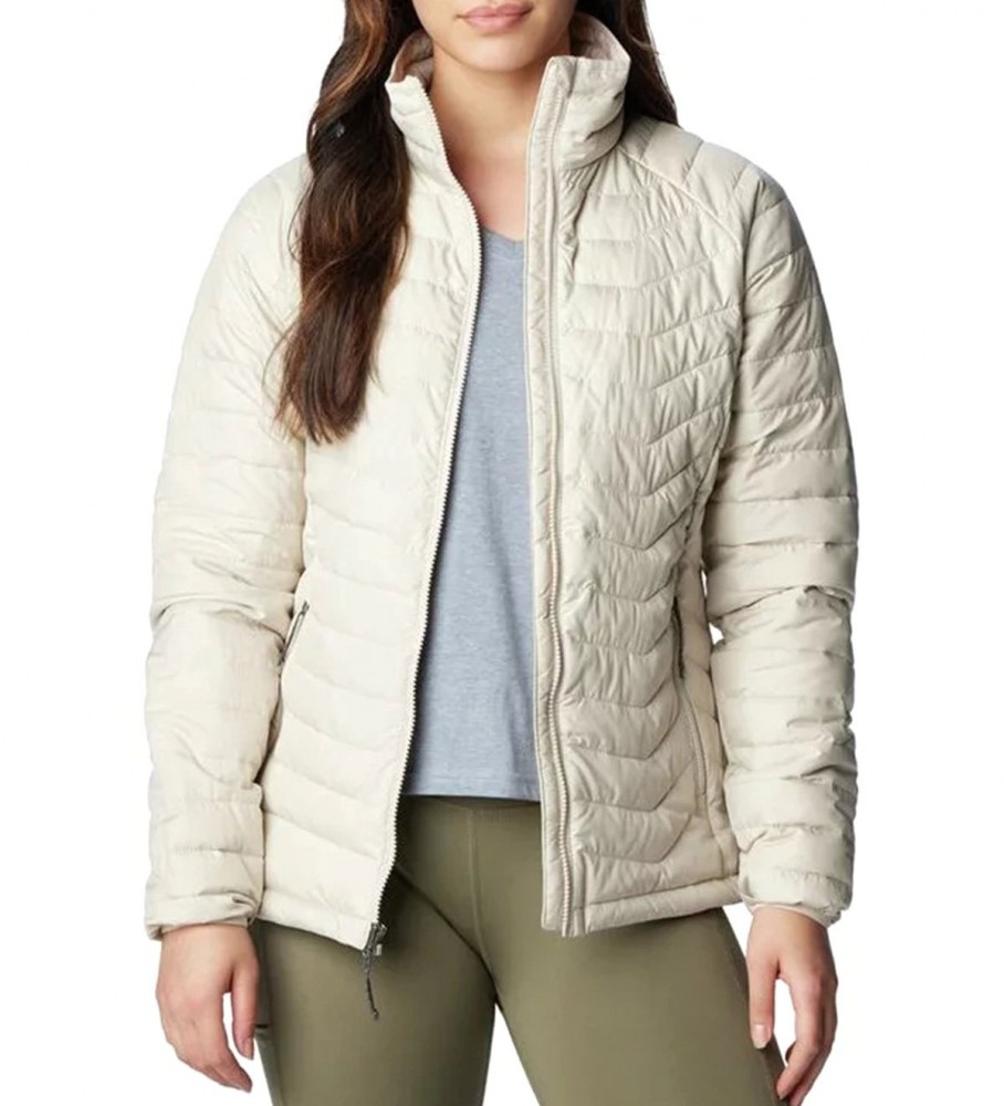 Casaco Columbia Powder Lite, branco-creme