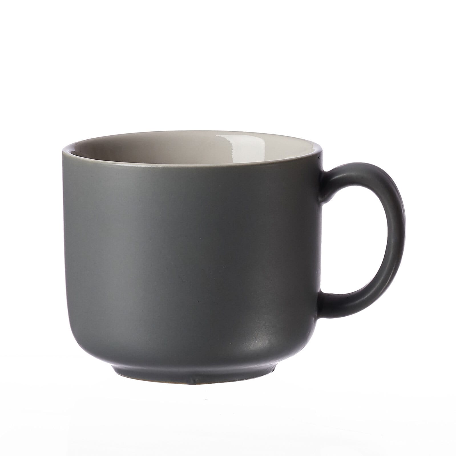 Ritzenhoff & Breker Kaffeetasse JASPER 6er Set - je 240 ml grau/ weiß