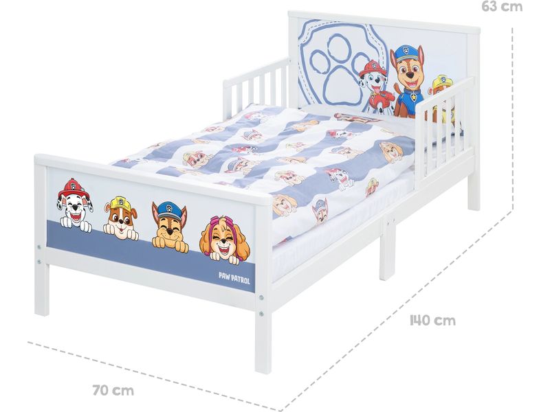 roba Kinderbett Paw Patrol 70 x 140 cm Hochwertiges und langlebiges Möbelstück
