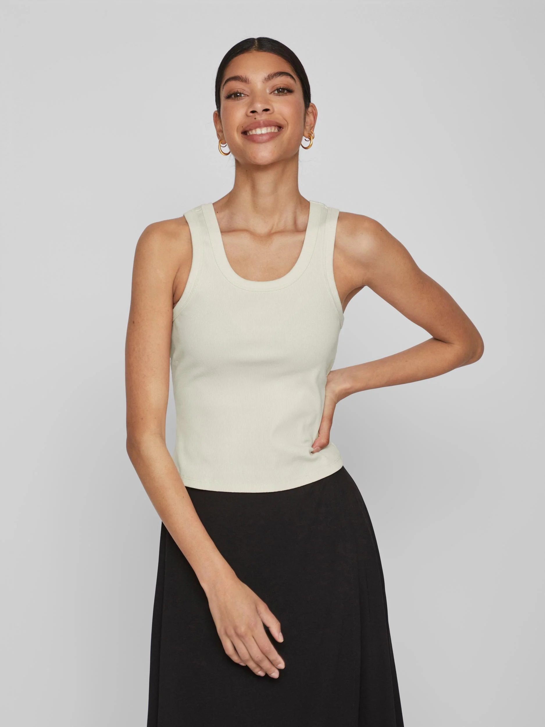 Vila  Vicosta Tank Top - Birch