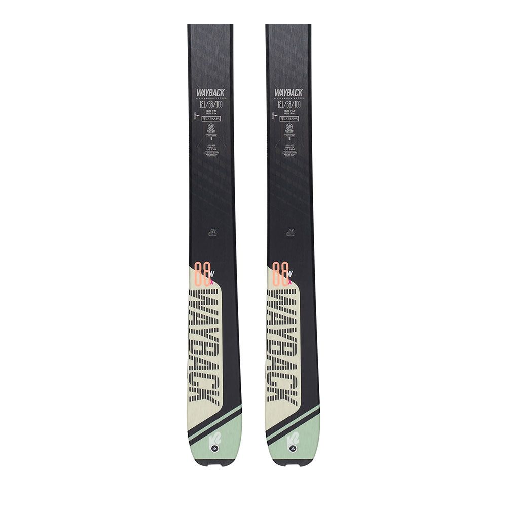 K2 WAYBACK 88 W - Skis randonné Femme green/black