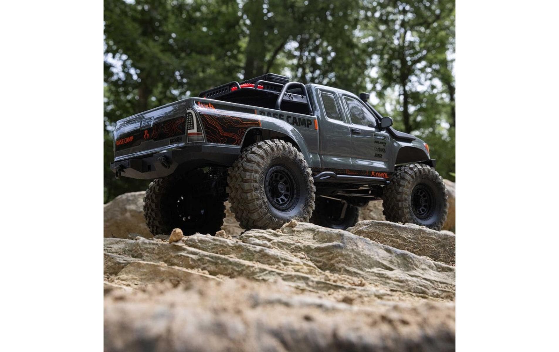 Scale Crawler SCX10 III Base Camp ARTR, Grau<br>Rockcrawler Basis Ausführung mit Spektrum
