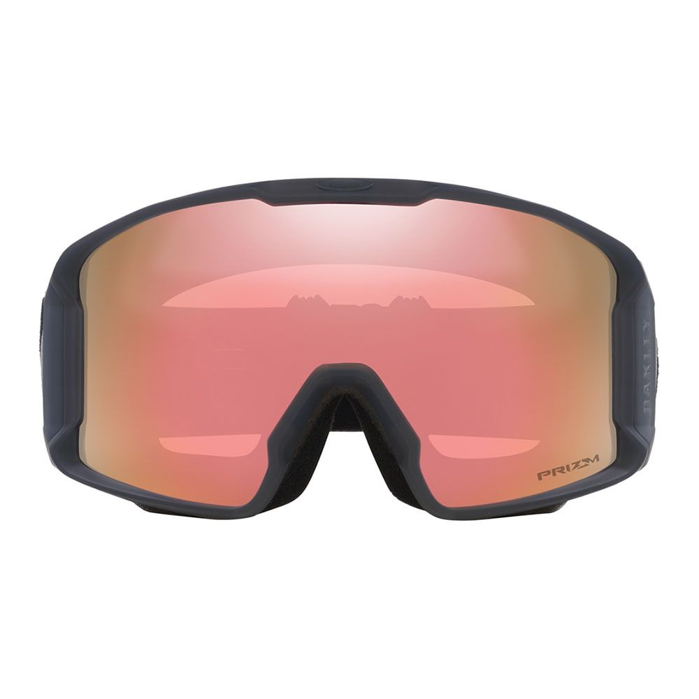Oakley LINE MINER L - Masque ski matte b1b forged iron/prizm rose gold iridium