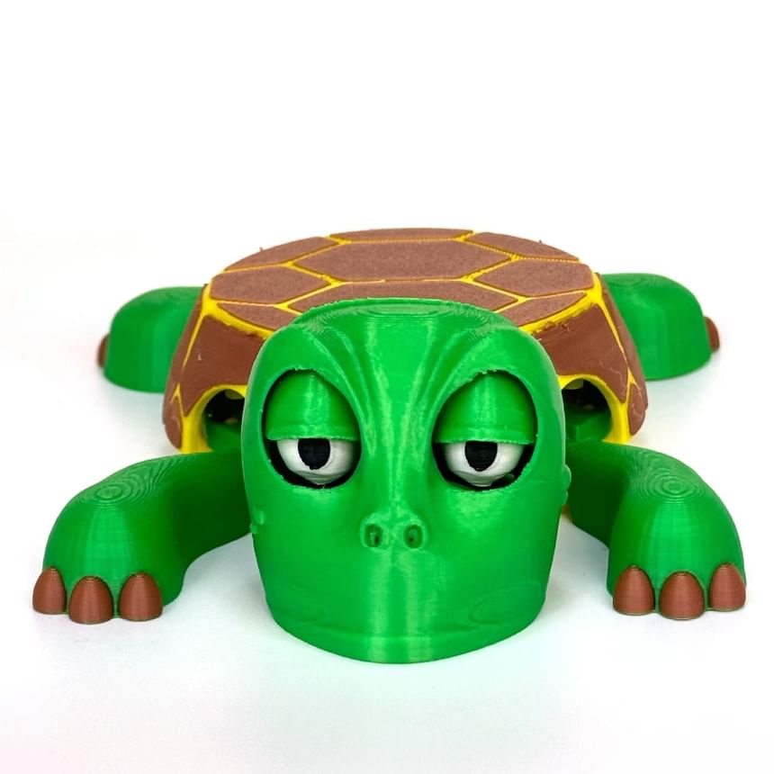 het gebeurt - 3D-geprinte schildpadonderzetter