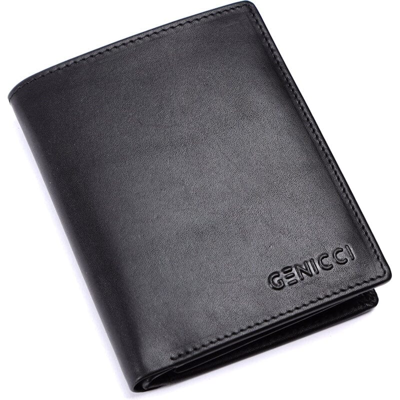 Genicci Noble Roger Heren Portemonnee Black
