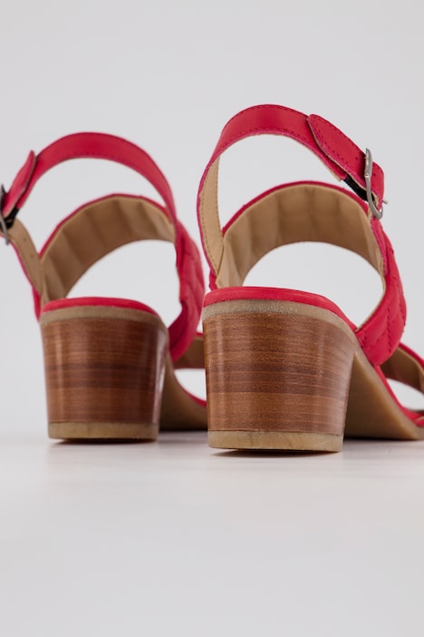 Leder-Sandaletten, Lederfutter, Weite H