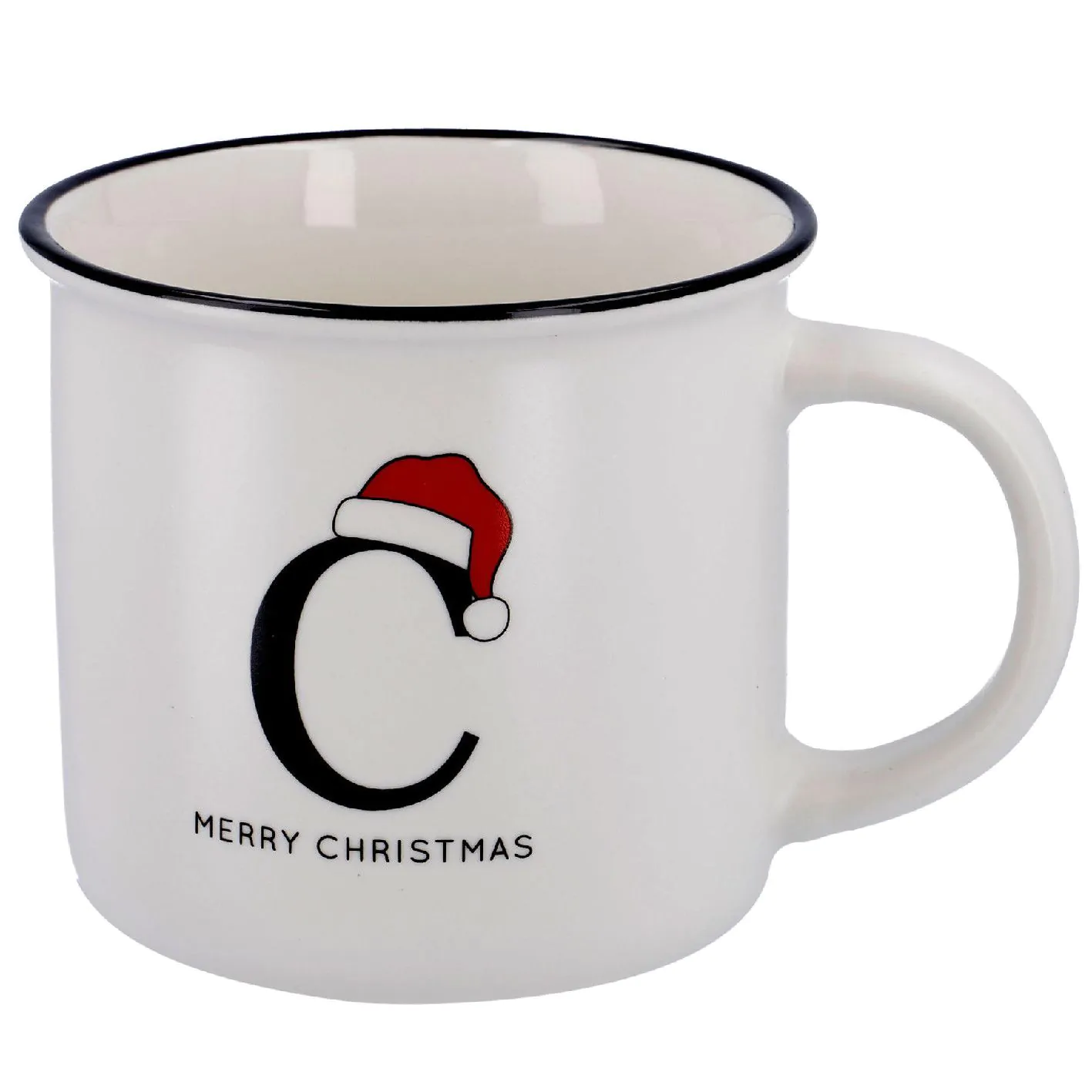 Becher Buchstabe mit Mütze, C, 380 ml