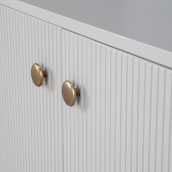 WOOOD wandkast Madu wolkengrijs grenenhout 200 x 79,6 x 35 cm