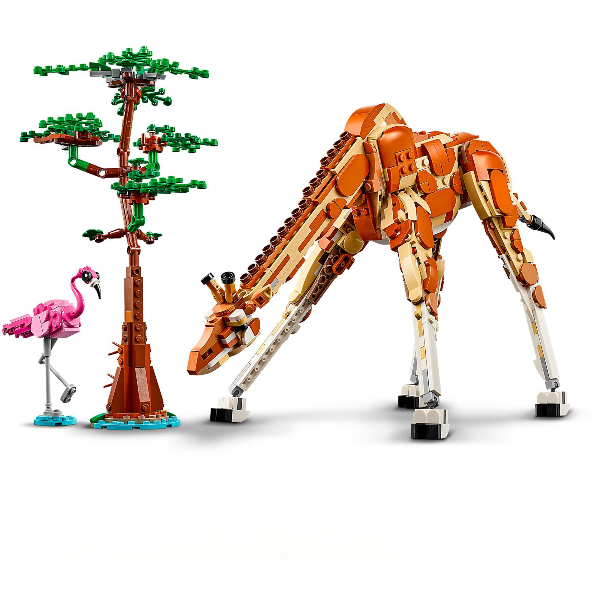 LEGO Konstruktionsspielzeug Creator 3-in-1 Tiersafari
