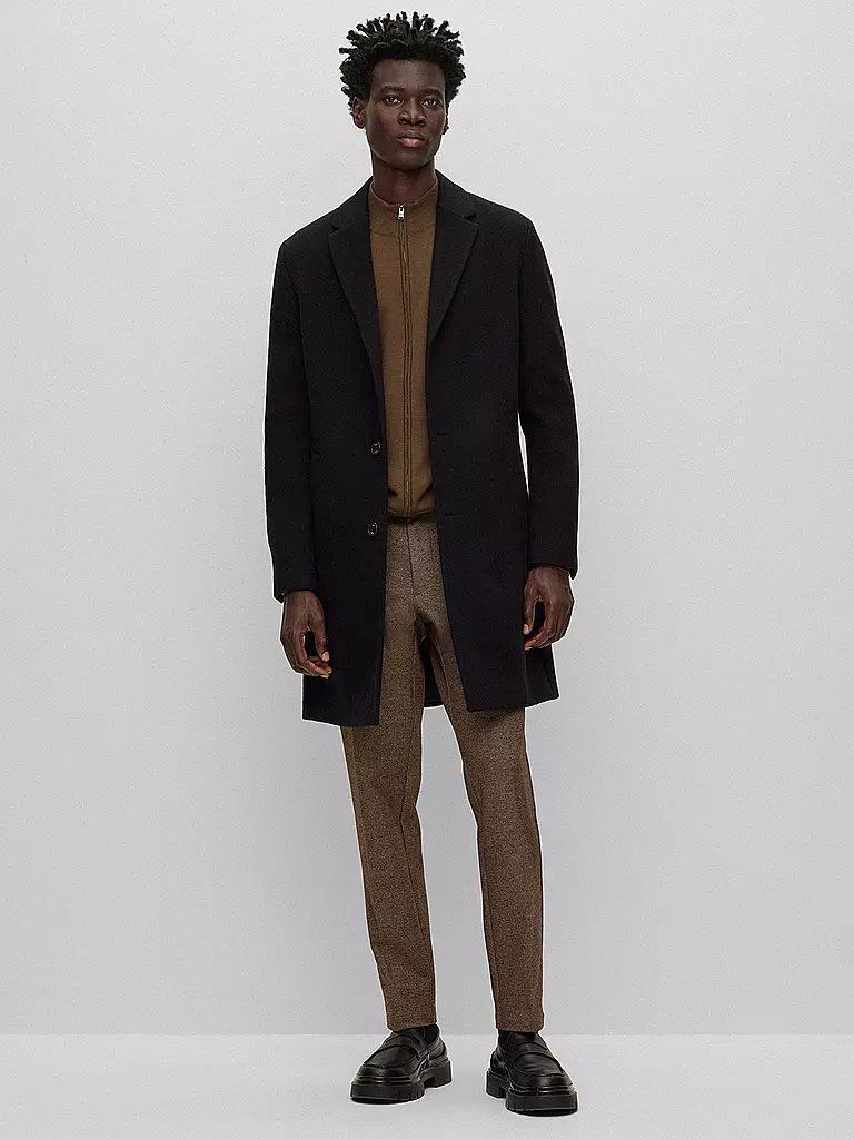 BOSS Strickjacke olive
