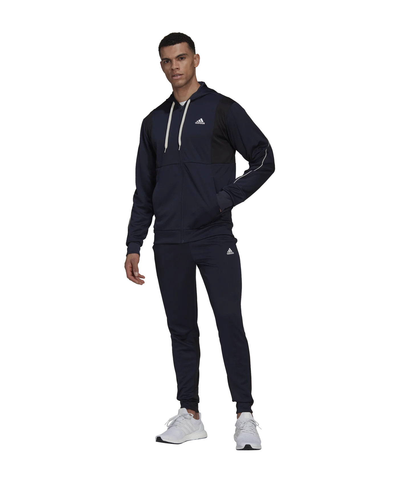 adidas MTS Rib Aeroready Freizeitanzug Blau